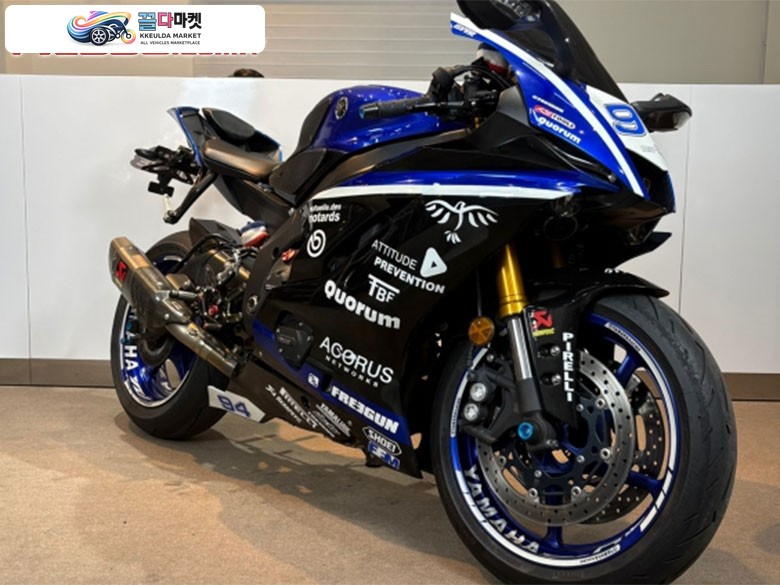 [포밸브]야마하 18년식 YZF-R6 보증포함!아크라풀배기 구변O 25-012