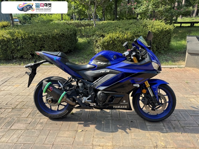 야마하 yzf r3 19년 블박 머플러튜닝 abs모델 판매합니다