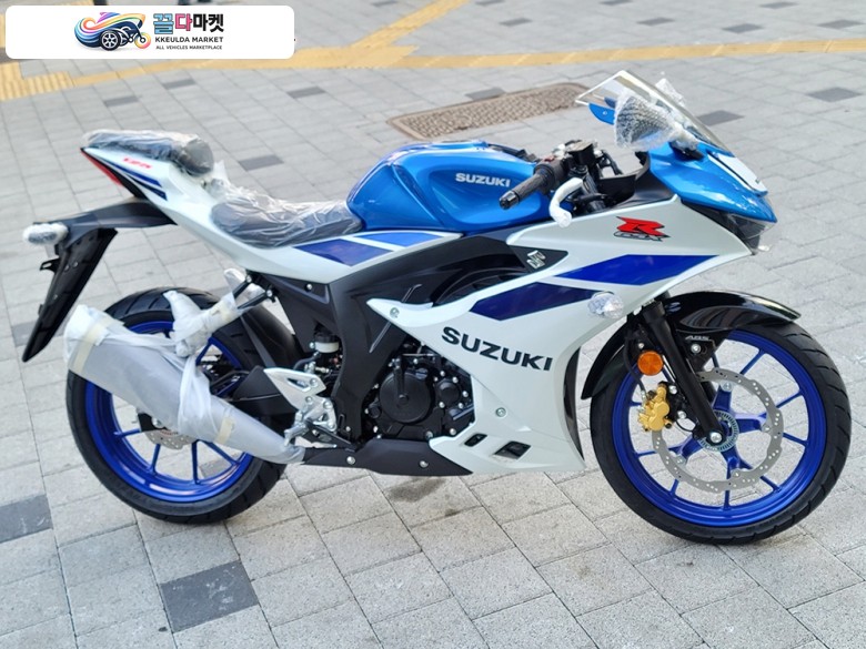2025년 GSX_R125 블루 신차!입문자용최고인기모델!카드12~22개월무이자상담!캐피탈환영!매입대차문의환영!