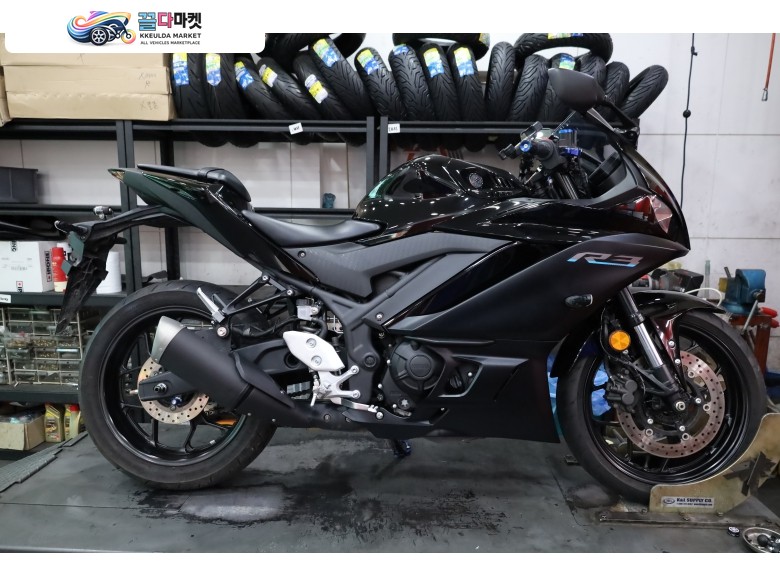 [야마하 서대문점] YZF-R3 23년식 블랙 3813KM 중고차량 판매