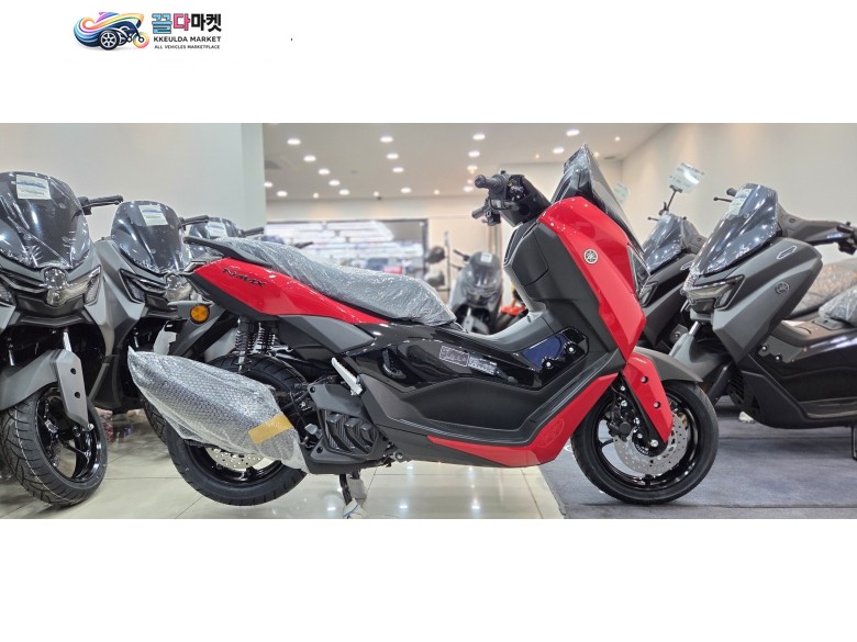 블랙박스 무상 장착!! 2026년 YAMAHA N-MAX155 레드 컬러출시