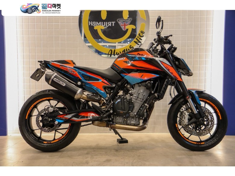 (당일명의 이전가능) KTM 790듀크 18년식 풀튜닝 풀방탄 데칼 전국 최저가 차량 판매/대차