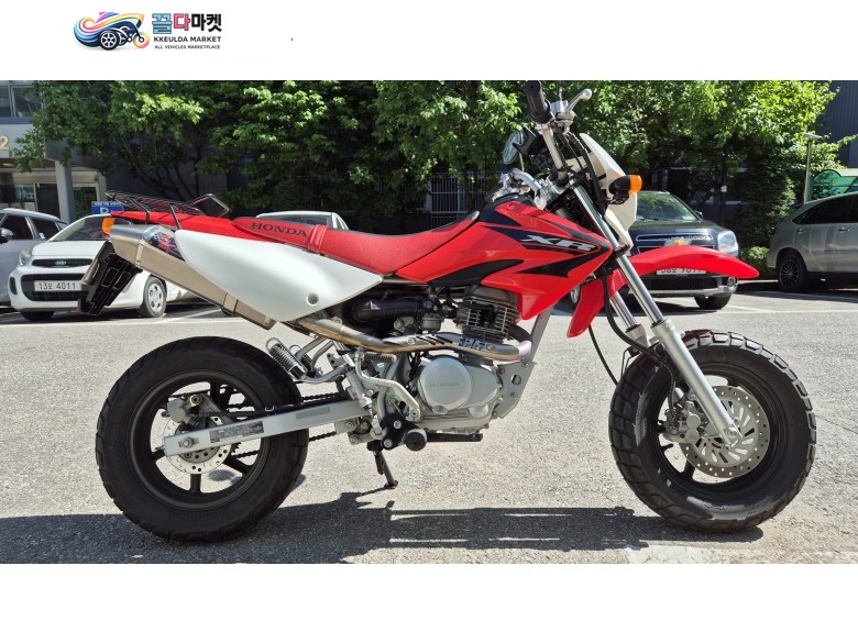 혼다 XR100 소장 관상용 머플러튜닝 순정상태 혼코 정식
