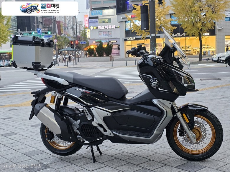 ［탑박스무상장착 프로모션］매입대차가능! ATR125블랙 QJ모토/카드16개월 무이자상담가능!