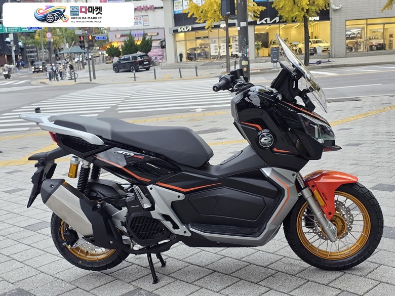 ［탑박스무상장착 프로모션］매입대차가능! ATR125오렌지 QJ모토/카드16개월 무이자상담가능!