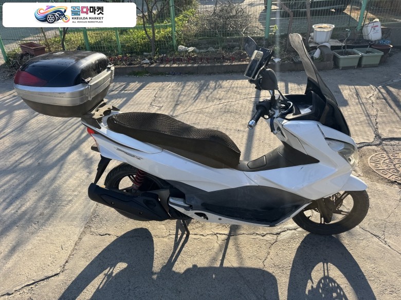 혼다 PCX125 16년 화이트컬러 깔끔한차량 팝니다
