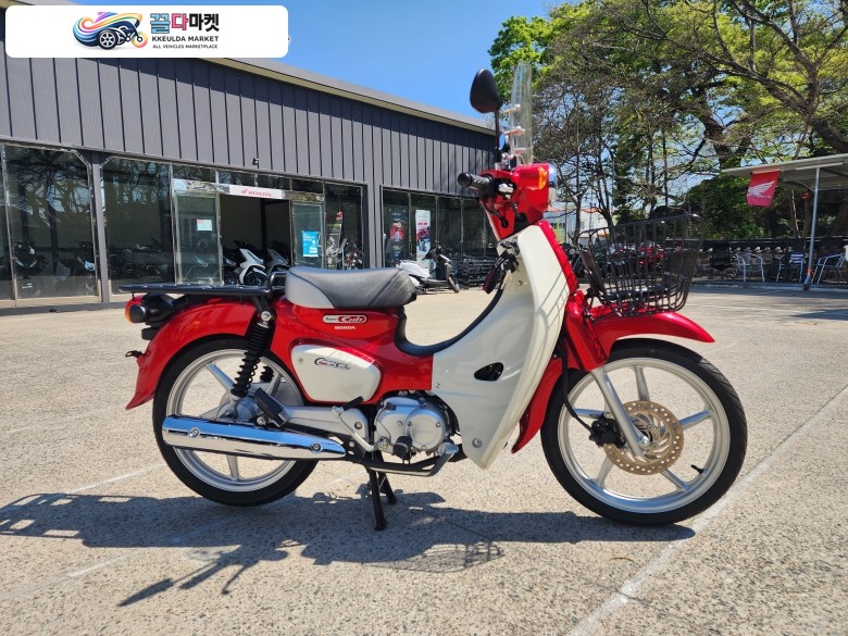 [중고]HONDA 슈퍼커브110 신차급 컨디션! 2023년식  Super Cub110 레드(650km)