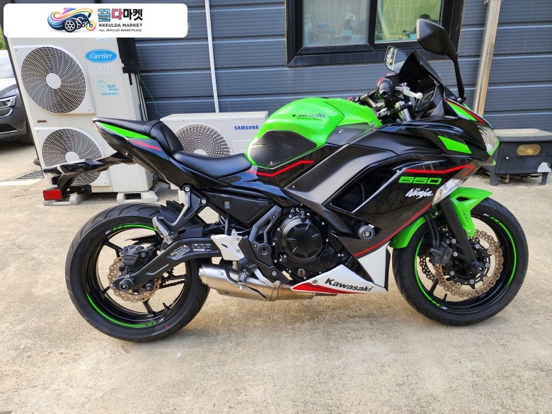 SLBIKE 2022년식 가와사키 닌자 650 그린 판매