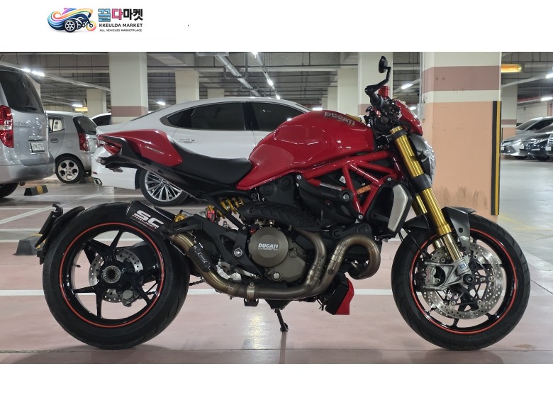 2015 몬스터1200S 24,000km 급매 대차는 레플리카만