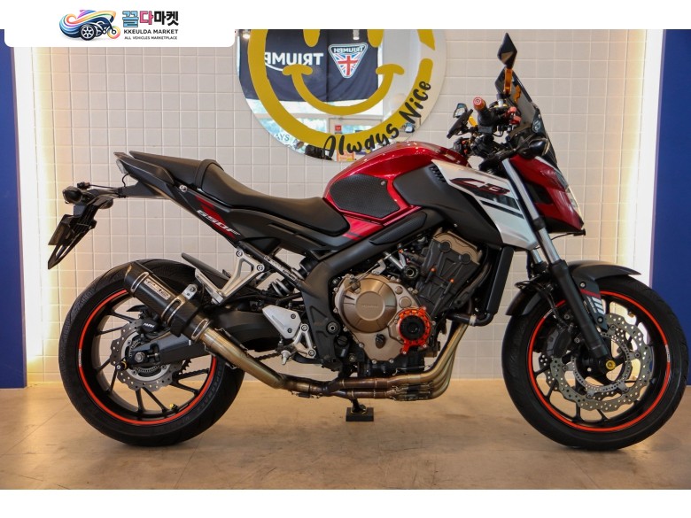 (당일명의 이전가능) 혼다 CB650F 18년식 풀배기 구변 컨디션 좋고 마일리지 짧은 차량 판매/대차