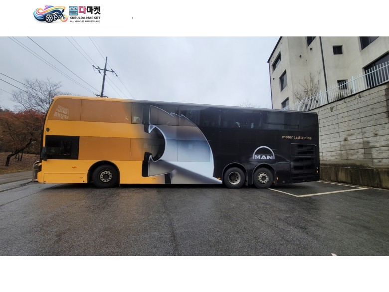 MAN 독일명품 신차가격4억9천만원 2층버스캠핑카 판매합니다