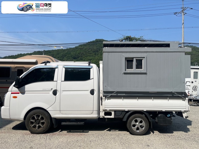 봉고 더블캡 트럭 캠퍼