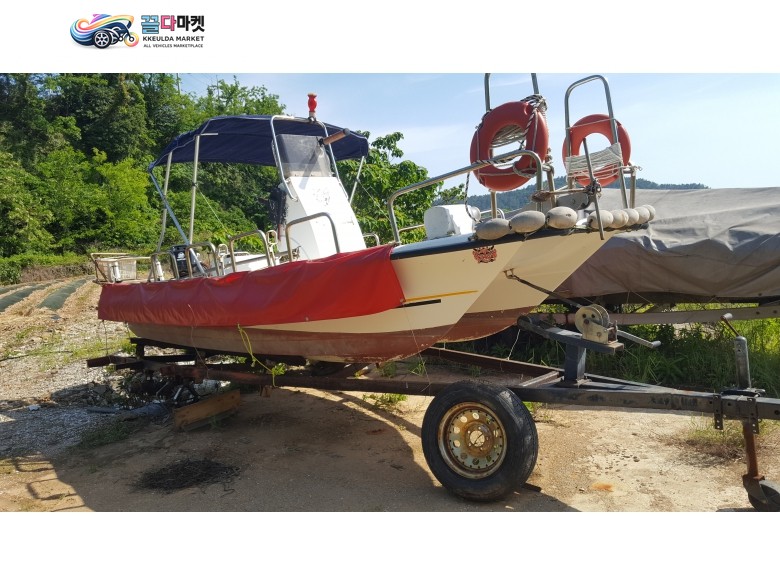  FRP 보트. 16년식 17ft 쌍둥선