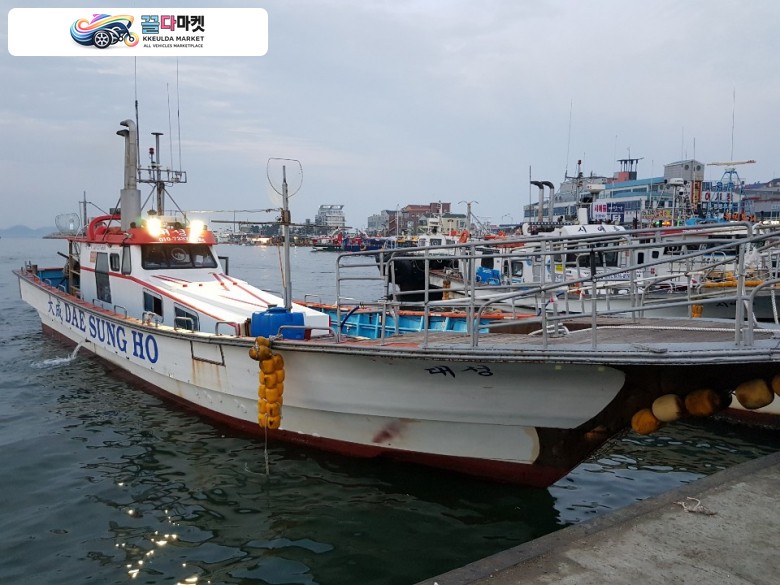 01년식 낚시배 9.77톤 720마력(대우) 어장관리선 판매합니다 군산 비응항 