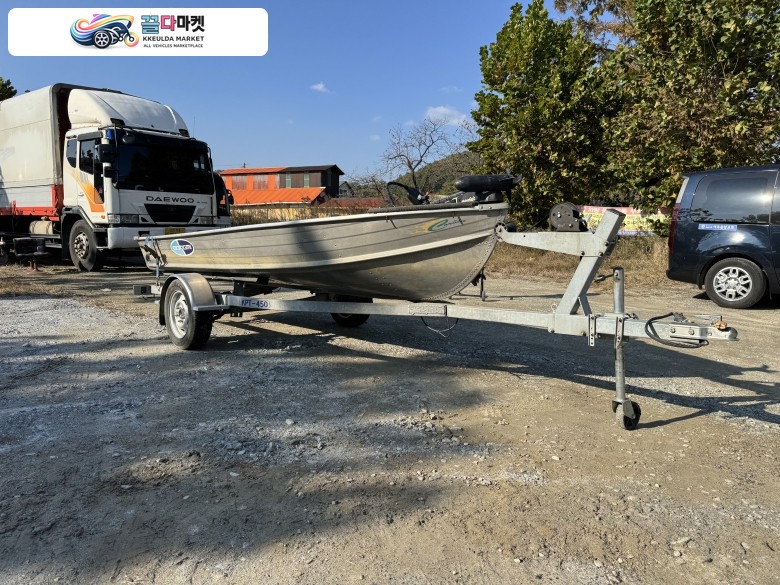 배스보트 14피트, KPT-450 트레일러 팝니다.각개가능합니다.