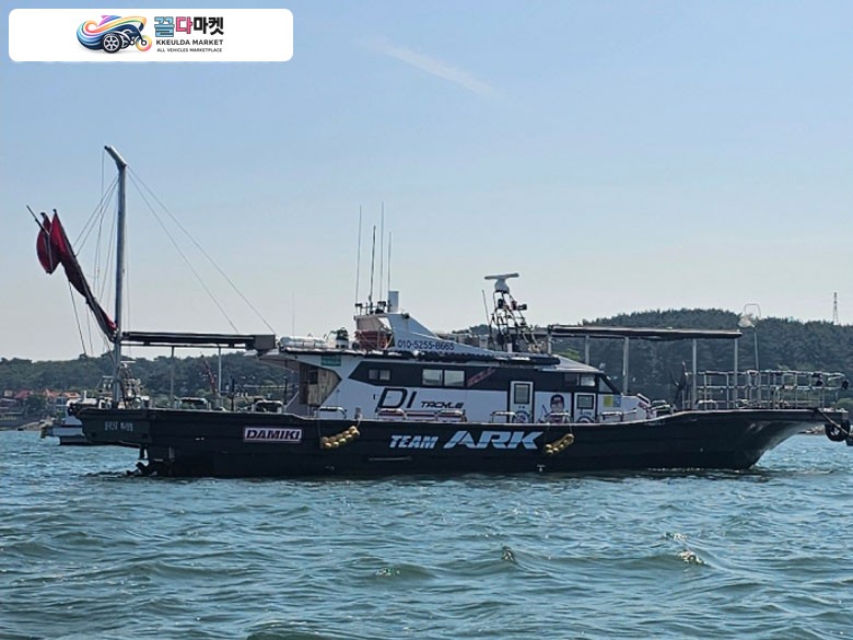 9.77톤 21미터 표준어선 볼보 440마력 트윈 스턴드라이브 팝니다