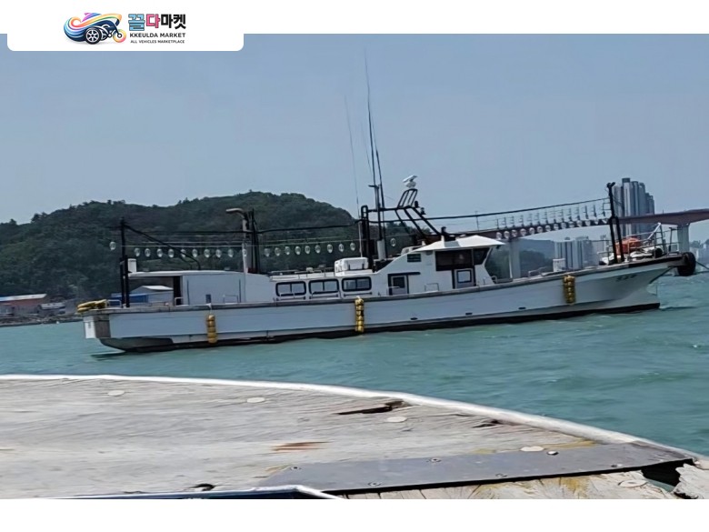 전남 9.77톤 연안복합허가 낚시어선 판매합니다.