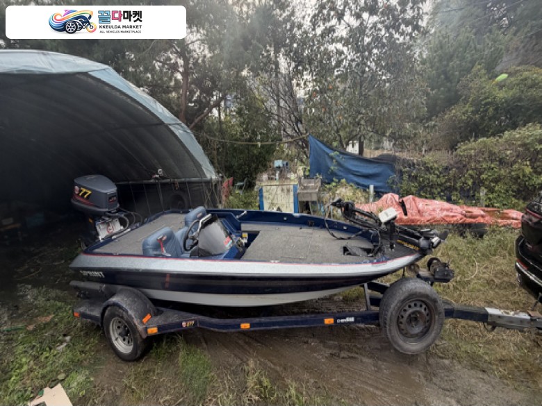 미국 수입 배스보트 스프린터 16피트  2싸이클 115hp