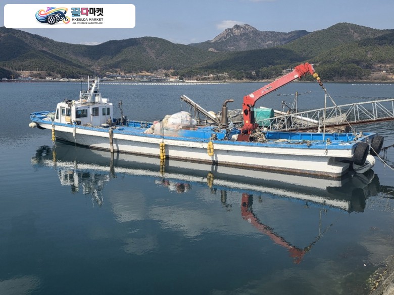어장관리선 19톤 판매합니다. (4년전 엔진.크레인 신품거치.분리기제외)